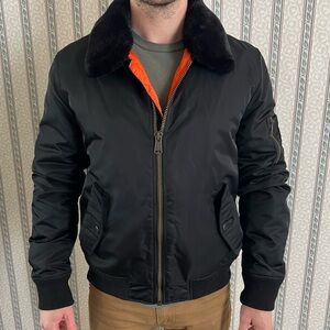 Tommy Hilfiger Men's Black Bomber Jacket